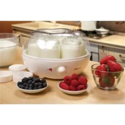 Yogourtière Automatique YM100 D'Euro Cuisine Avec Pots De Verre, Blanc, Lot De 8 11 Yogourtière Automatique YM100 D'Euro Cuisine Avec Pots De Verre, Blanc, Lot De 8 -Outsunnies Boutique 330925811 AlternateImage4 l