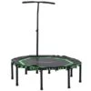 Mini Trampoline De Soozier Hexagone De 4 pi Avec Guidon En T, Vert