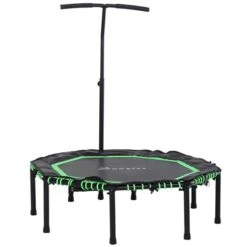 Mini Trampoline De Soozier Hexagone De 4 pi Avec Guidon En T, Vert