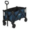 Chariot D'extérieur Tout Usage Bleu Foncé Outsunny En Acier Avec Poignée Ajustable -Outsunnies Boutique 330928658 MainImage 001 l