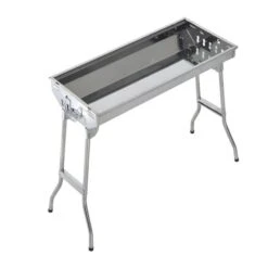 Barbecue Au Charbon Pliable Outsunny De 29 po En Acier Inoxydable Avec évents D'aération -Outsunnies Boutique 330932402 AlternateImage4 l