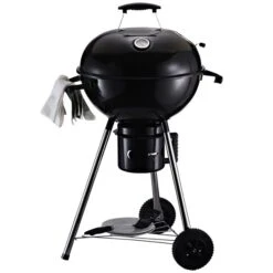 Barbecue Australien Au Charbon Autoportant Noir Outsunny De 18 1/2 Po Avec Roulettes 11 Barbecue Australien Au Charbon Autoportant Noir Outsunny De 18 1/2 Po Avec Roulettes -Outsunnies Boutique 330932419 AlternateImage7 l
