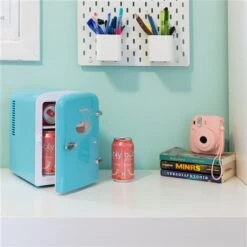 Mini Réfrigérateur Autoportant Retro Par Koolatron Turquoise De 0,14 Pi3 -Outsunnies Boutique 330941665 AlternateImage2 l