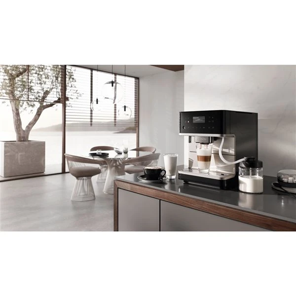 Machine à Café Expresso Programmable Noire CM 6360 Milk Perfection Par Miele En Plastique Avec éclairage à DEL BrilliantLigh 6 Machine à Café Expresso Programmable Noire CM 6360 Milk Perfection Par Miele En Plastique Avec éclairage à DEL BrilliantLigh – Image 4