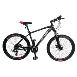 Vélo De Montagne Noir Et Rouge à 21 Vitesses GoTyger De 27,5 po Pour Hommes