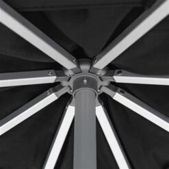 Parasol Octogone Oasis En Aluminium De Qualité Commerciale De 9 Pieds Par Bum Commercial Furniture, Bleu Denim -Outsunnies Boutique 330949894 AlternateImage2 l