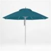 Parasol Octogone Oasis En Aluminium De Qualité Commerciale De 9 Pieds Par Bum Commercial Furniture, Bleu Denim