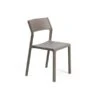 Ensemble Trill De Quatre Chaises D'appoint Empilables En Plastique De Nardi, Tortora/beige