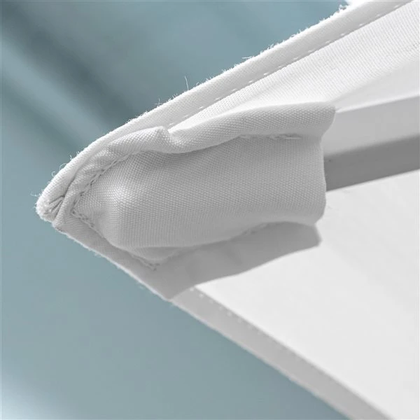 Parasol Carré Oasis En Aluminium De Qualité Commerciale De 7,5 Pieds Par Bum Commercial Furniture, Gris Foncé 7 Parasol Carré Oasis En Aluminium De Qualité Commerciale De 7,5 Pieds Par Bum Commercial Furniture, Gris Foncé – Image 5