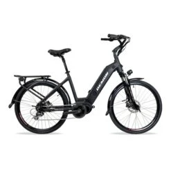 Vélo De Route Unisexe Tronio Par Demon Electric Noir De 26 Po
