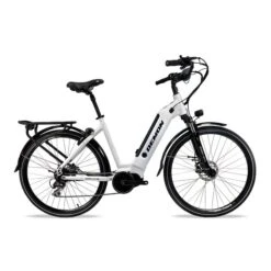 Vélo De Route Unisexe Tronio Par Demon Electric Blanc De 26 Po