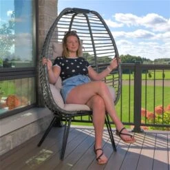 Chaise Pierre De Lune Nest Par Vivere En Polyester Avec Coussins -Outsunnies Boutique 330951421 AlternateImage2 l