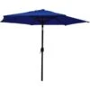 Parasol De Marché ProYard Decor De 9 pi Avec Bouton-poussoir, Bleu Cobalt 2 Parasol De Marché ProYard Decor De 9 pi Avec Bouton-poussoir, Bleu Cobalt -Outsunnies Boutique 330951762 MainImage 001 l