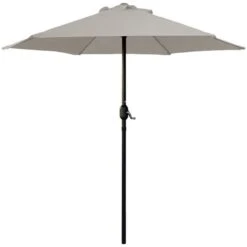 Parasol De Marché ProYard Decor De 7,5 pi, Taupe