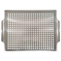 Grille De Cuisson Antiadhésive Pour Gril Mr. Bar-B-Q En Acier Inoxydable Avec Bord Relevé