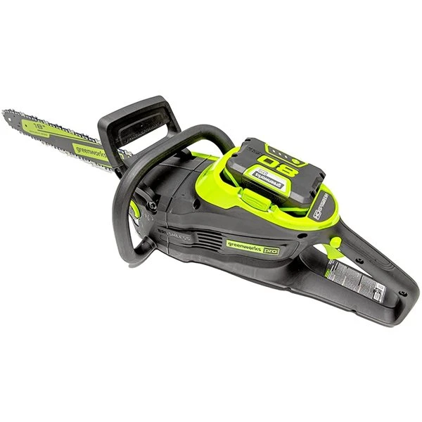 Ensemble De Scie à Chaîne De 18 Po Et Souffleur à Feuilles Greenworks De 40 V (batterie Et Chargeur Inclus), 4 Pièces 7 Ensemble De Scie à Chaîne De 18 Po Et Souffleur à Feuilles Greenworks De 40 V (batterie Et Chargeur Inclus), 4 Pièces – Image 5