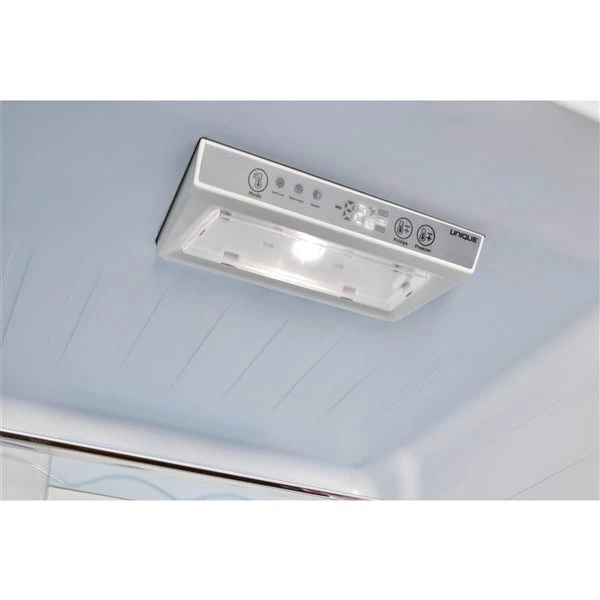 Réfrigérateur à Congélateur Inférieur Blanc Guimauve Classic Retro Par Unique De 12 pi³ Et 23,6 po, Homologué Energy St 7 Réfrigérateur à Congélateur Inférieur Blanc Guimauve Classic Retro Par Unique De 12 pi³ Et 23,6 po, Homologué Energy St – Image 5