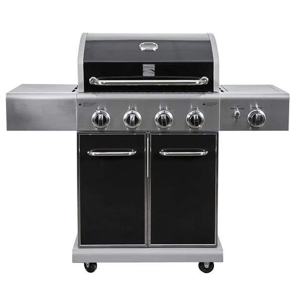 Barbecue Au Gaz Propane De 52 000 BTU Noir Par Kenmore Avec 4 Brûleurs Et 1 Brûleur Latéral 3 Barbecue Au Gaz Propane De 52 000 BTU Noir Par Kenmore Avec 4 Brûleurs Et 1 Brûleur Latéral