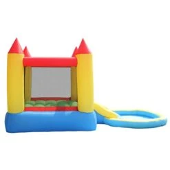 Structure De Jeu Gonflable Château Avec Piscine Et Toboggan Par Happy Hop De 143 po -Outsunnies Boutique 330977137 AlternateImage2 l