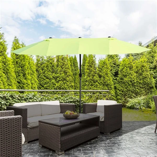 Parasol Double Vert De 15 Pi Par Outsunny 4 Parasol Double Vert De 15 Pi Par Outsunny – Image 2
