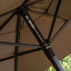 Ensemble De Patio Bar Noir 4 Pièces Avec Parasol Brun Par Outsunny -Outsunnies Boutique 330979390 AlternateImage7 l