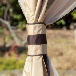 Abri De Jardin Permanent Outsunny En Métal Beige Rectangulaire Avec Toit En Polyester De 12 Pi X 9,8 Pi -Outsunnies Boutique 330979496 AlternateImage7 l