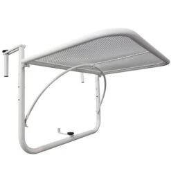 Table Rectangulaire Pour Le Balcon Par Outsunny De 23,5 po L. X 22,25 po L. -Outsunnies Boutique 330992259 AlternateImage3 l