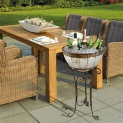 Refroidisseur De Boissons Sur Pied En Métal Galvanisé Par Vintiquewise 8 Refroidisseur De Boissons Sur Pied En Métal Galvanisé Par Vintiquewise -Outsunnies Boutique 330993078 AlternateImage1 l