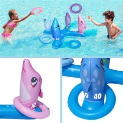 Jeu Du Lancer D'anneaux Gonflable Splash Buddies En Forme De Dauphin -Outsunnies Boutique 330994211 AlternateImage5 l