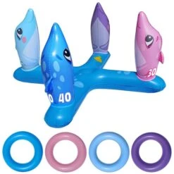 Jeu Du Lancer D'anneaux Gonflable Splash Buddies En Forme De Dauphin -Outsunnies Boutique 330994211 AlternateImage6 l