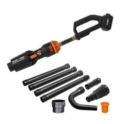 Souffleuse à Feuille Portative Leafjet Sans Balai Par Worx Avec Batterie Au Lithium-Ion De 20 V 410 PCM
