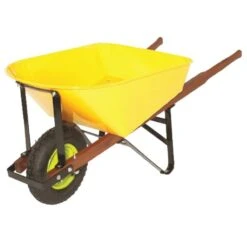Brouette Avec Plateau En Acier De 6 Pi.cu. Et Manche En Acier Par ProYard
