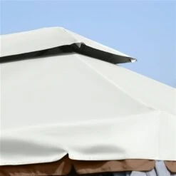 Abri De Jardin Semi-permanent Blanc Outsunny Rectangulaire En Métal De 13 Pi X 10 Pi Avec Toit En Polyester Et Moustiquaire 11 Abri De Jardin Semi-permanent Blanc Outsunny Rectangulaire En Métal De 13 Pi X 10 Pi Avec Toit En Polyester Et Moustiquaire -Outsunnies Boutique 331001505 AlternateImage4 l