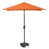 CorLiving Parasol De Patio Orange Inclinable Carré De 9 Pi Avec Base De Parasol 1 CorLiving Parasol De Patio Orange Inclinable Carré De 9 Pi Avec Base De Parasol -Outsunnies Boutique 331006710 MainImage 001 l