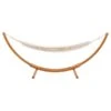 Hamac Warm Sun De CorLiving En Tissu Beige Avec Support En Bois