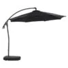 CorLiving Parasol De Patio En Porte-à-faux De 9,5 Pi En Noir Avec Base 2 CorLiving Parasol De Patio En Porte-à-faux De 9,5 Pi En Noir Avec Base -Outsunnies Boutique 331006749 MainImage 001 l