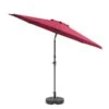 Parasol Et Base Inclinables Et Résistants Aux UV Et Au Vent De 10 Pi, Rouge -Outsunnies Boutique 331006763 MainImage 001 l