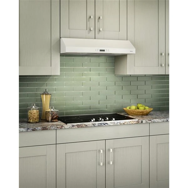 Hotte Broan Glacier 30 Po, Puissance Maximale Du Ventilateur De 450 Pi³/min 7 Hotte Broan Glacier 30 Po, Puissance Maximale Du Ventilateur De 450 Pi³/min – Image 5