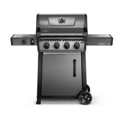 Barbecue Au Propane Freestyle 425 Avec Brûleur Latéral Par Napoleon, Gris Anthracite