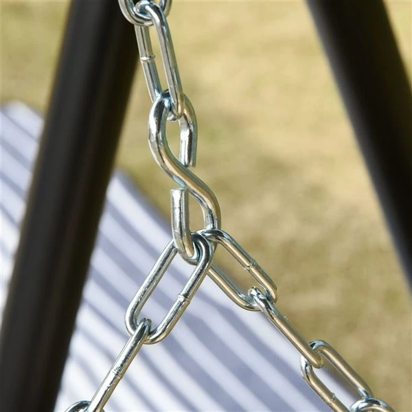 Balançoire Extérieure Outsunny En Bois Pour 2 Personnes 7 Balançoire Extérieure Outsunny En Bois Pour 2 Personnes – Image 5