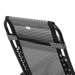 Fauteuil à Posture Zéro-gravité Outsunny Noir En Métal Avec Siège Maillé Gris -Outsunnies Boutique 331014362 AlternateImage6 l