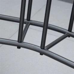 Ensemble De Fauteuils Coulissants Et Table D'appoint D'extérieur Outsunny Noir En Acier, 3 Pièces -Outsunnies Boutique 331014374 AlternateImage7 l