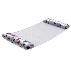 Hamac De Piscine Gonflable En Maille 44 Pouces Par Hurley, Motif Tropical Rose