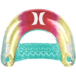 Chaise De Piscine Gonflable Flottante Par Hurley, Motif Rouge