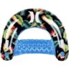 Chaise De Piscine Flottante Gonflable Par Hurley, Motif Tropical Foncé