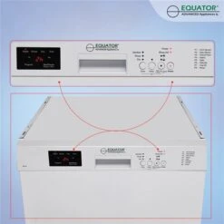 Lave-vaisselle Encastré Blanc Equator Advanced Appliances De 24 Po Et 51 DB à Commandes Frontales Visibles, Certifié Energ… -Outsunnies Boutique 331024804 AlternateImage4 l