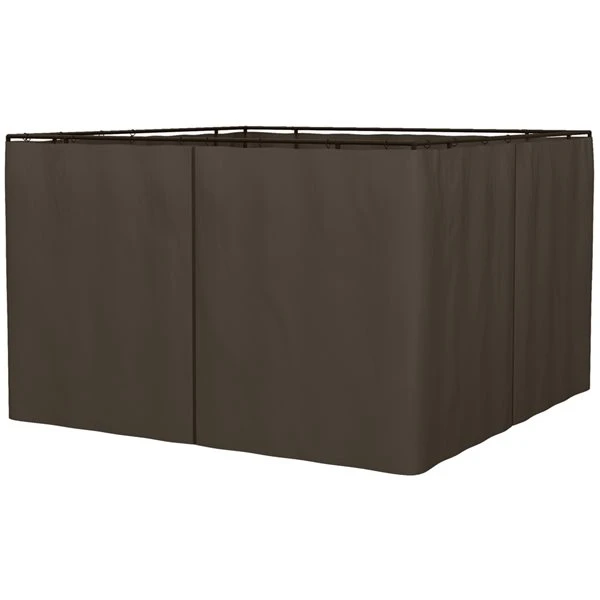 Parois Latérales De Rechange Outsunny Brunes Pour Abri De Jardin De 10 Pi X 10 Pi Avec Crochets 3 Parois Latérales De Rechange Outsunny Brunes Pour Abri De Jardin De 10 Pi X 10 Pi Avec Crochets