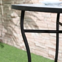 Ensemble Pour Le Patio Outsunny De Style Bistro Avec Cadre En Acier Noir Avec Dessus De Table En Mosaïque Bleue, 3 Pièces 11 Ensemble Pour Le Patio Outsunny De Style Bistro Avec Cadre En Acier Noir Avec Dessus De Table En Mosaïque Bleue, 3 Pièces -Outsunnies Boutique 331025478 AlternateImage7 l