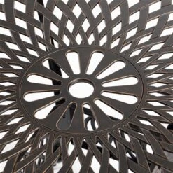 Table Bistro Pour L'extérieur Gardenised Ronde De 41,5 Po L. X 41,5 Po L. Avec Trou Pour Parasol -Outsunnies Boutique 331030357 AlternateImage2 l