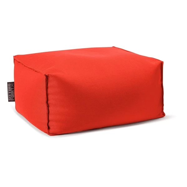 Pouf D'intérieur/d'extérieur En Oléfine Rouge Chamonix Par Gouchee Home 3 Pouf D'intérieur/d'extérieur En Oléfine Rouge Chamonix Par Gouchee Home